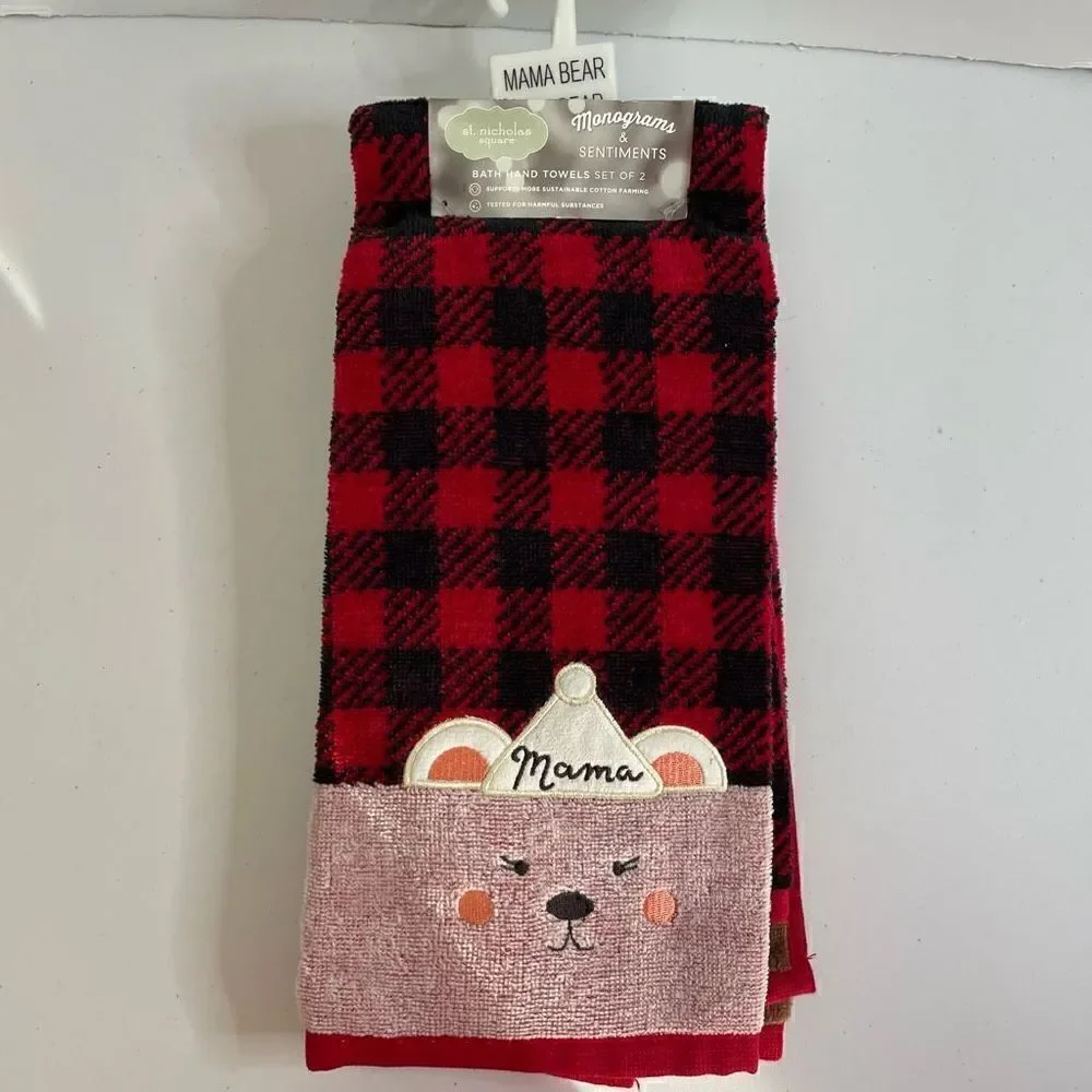 New! Set of 2| Hand towel| St. Nicholas Square